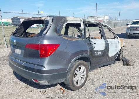 2016 Honda Pilot Lx from USA, damaged, VIN 5FNYF5H16GB019899